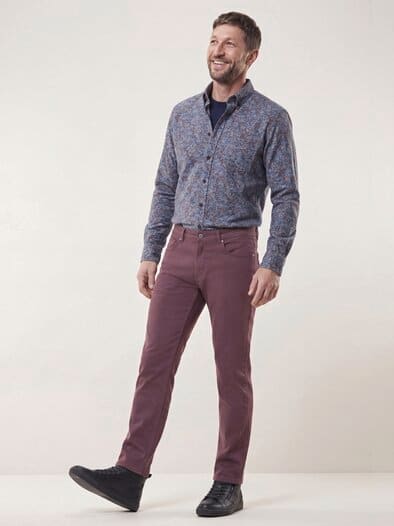 Wärmende Five Pocket Bordeaux