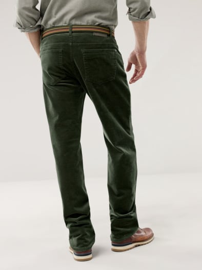 Gürtel-Cord Five-Pocket Khaki