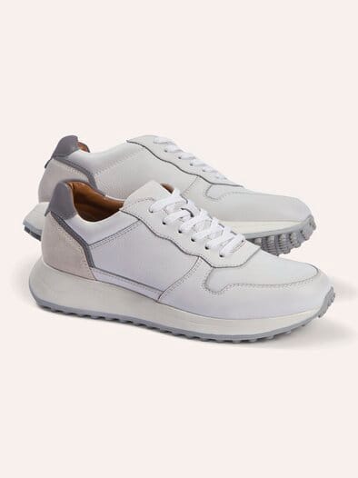 Leder Sneaker Weiß