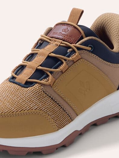 Materialmix Sneaker Mühelos Caramel