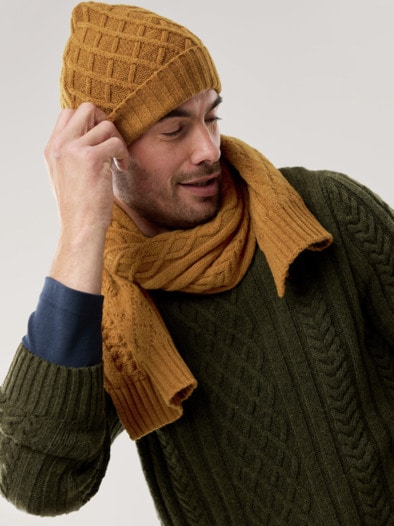 Aran-Mütze Messing