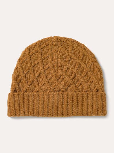 Aran-Mütze Messing