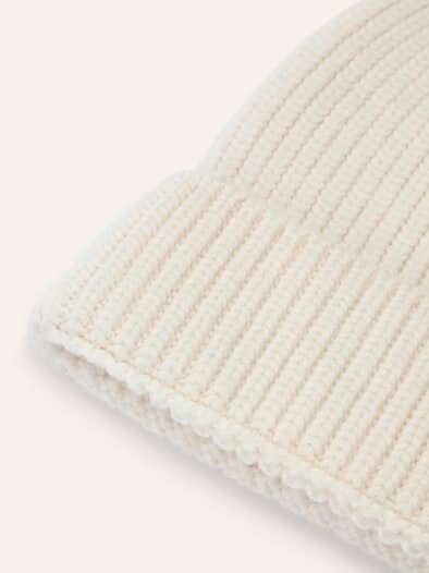 Merino-Mütze Beige
