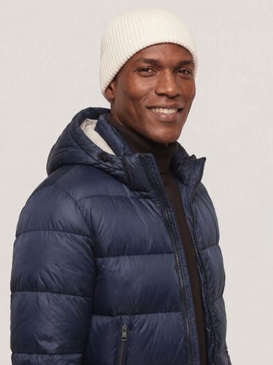 Merino-Mütze Beige