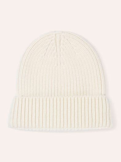 Merino-Mütze Beige