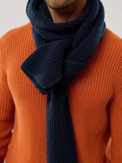 Merino-Schal Marine