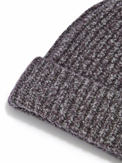 Boucle Wollmütze Braun
