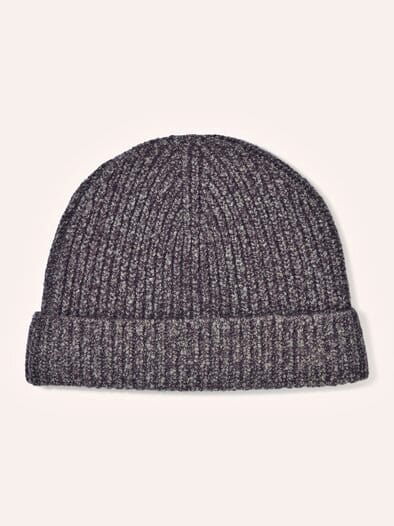 Boucle Wollmütze Braun