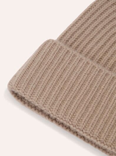 Cashmere Mütze Beige