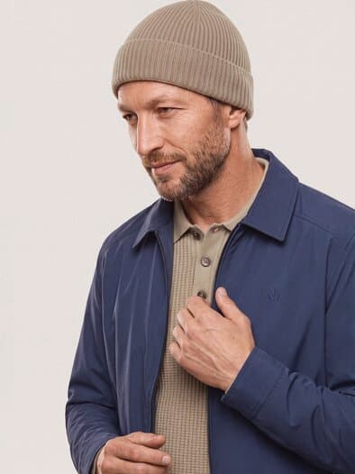 Cashmere Mütze Beige
