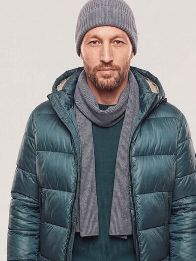 Cashmere Schal Grau
