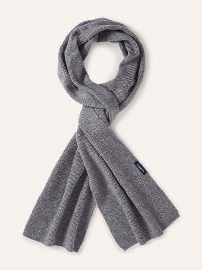 Cashmere Schal Grau