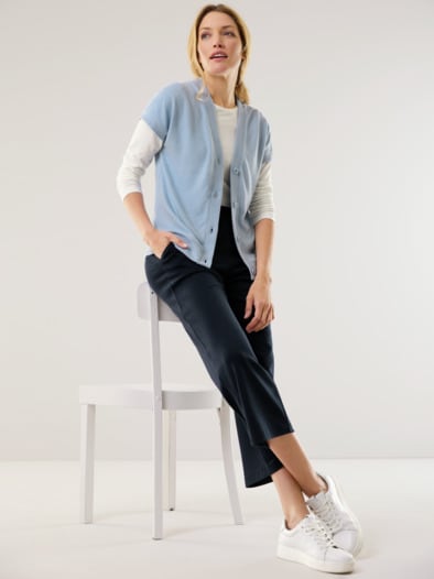 Freizeitweste Cosy Jeansblau