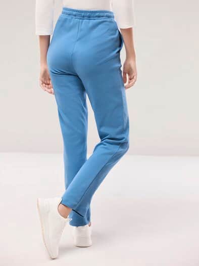 Baumwollstretch Hose Jeansblau