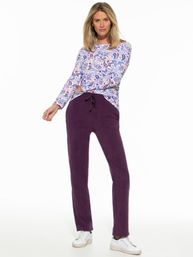 Freizeithose Thermo-Fleece Cassis