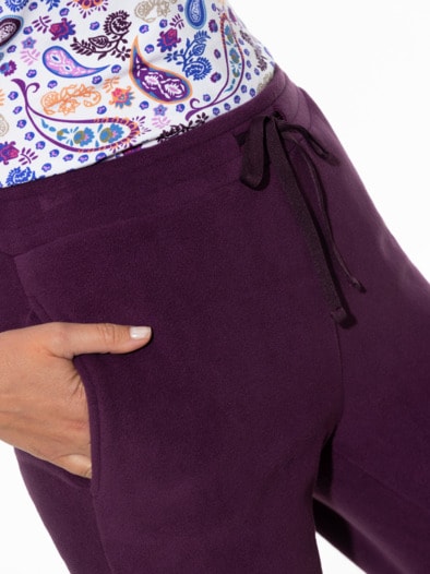 Freizeithose Thermo-Fleece Cassis