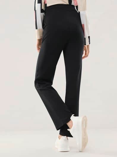 Extraglatt Freizeithose Schwarz