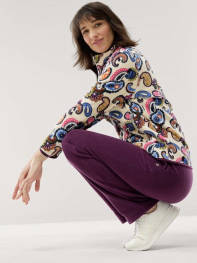 Freizeitjacke Thermo-Fleece Paisley