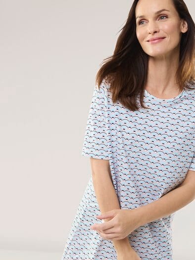 Schlafshirt Everynight Rosenholz Ornam