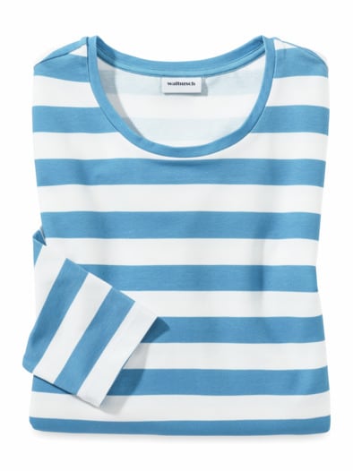 Schlafshirt Sleep Well Jeansblau