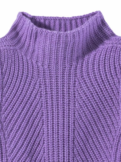 Cashmino Pullover Nahtlos Lavendel