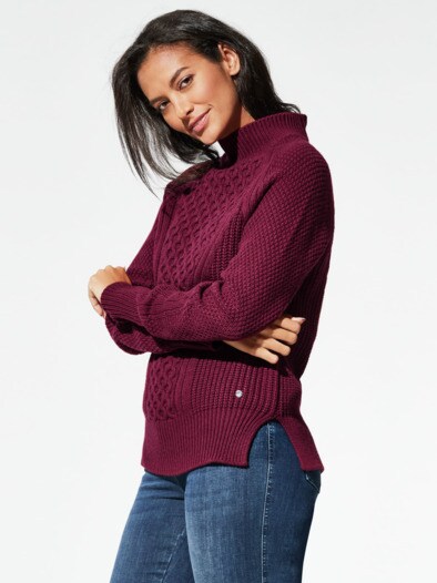 Wabenstruktur-Pullover Wabenstruktur-Pullover