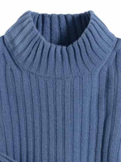 Cashmere Pullover Supersoft Rauchblau