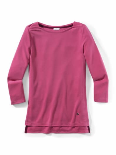 Pique-Shirt Edelmodal Soft Fuchsia