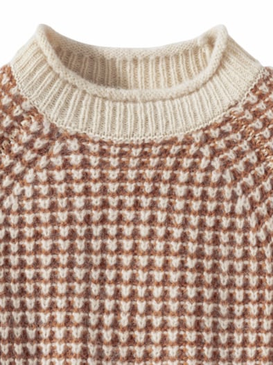 Leicht&Weich Pullover Creme/Toffee