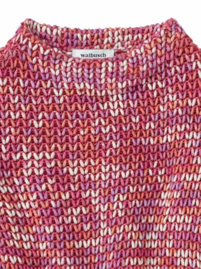 Leichtgewicht-Pullover Multicolor Himbeersorbet