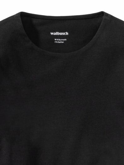 Baumwollshirt  Double Schwarz