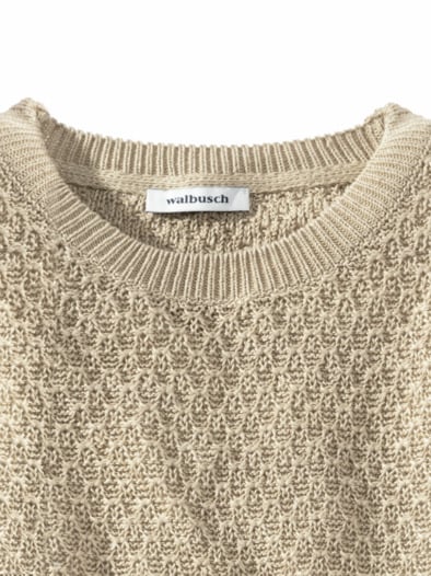 Edelgarn-Pullover Lino Safaribeige