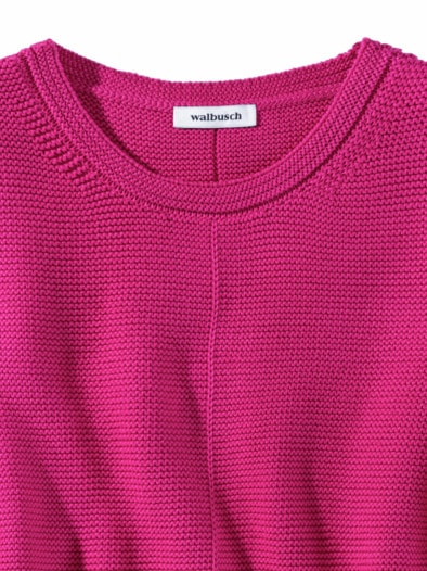 Baumwoll-Pullover Everyday Fuchsia