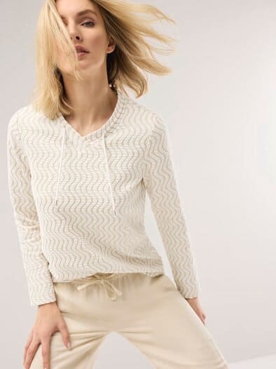 Sweatshirt perfekte Welle Safaribeige