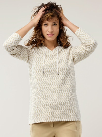 Sweatshirt perfekte Welle Safaribeige