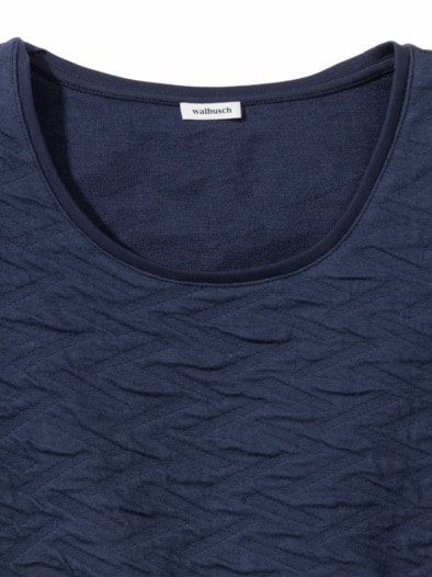 Jacquard-Sweaty 3D Marine