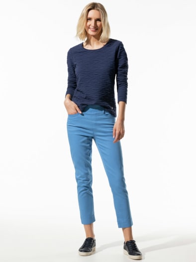 Jacquard-Sweaty 3D Marine