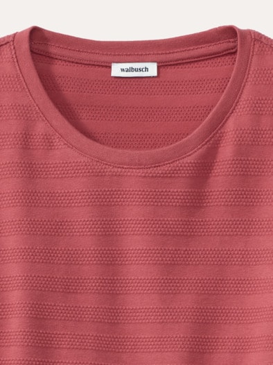 Baumwollshirt Reliefstruktur Siena