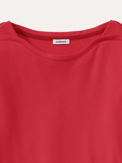 Pique-Shirt Edeljersey Rot