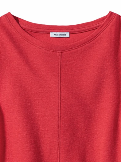 Kimonoshirt Leinenmix Signalrot