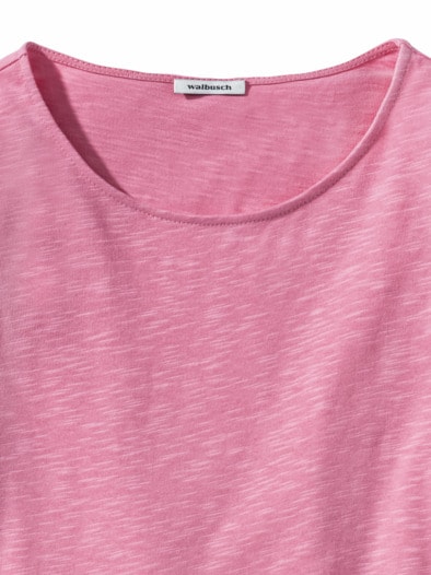 Baumwollshirt Dekospitze Nelke