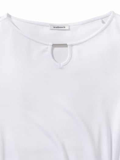 Viskoseshirt Figurschmeichler Weiß