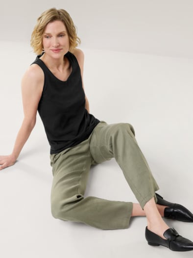 Baumwoll-Basic -Top Schwarz