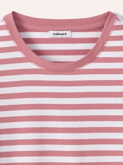 Baumwoll Ringelshirt Rosenholz