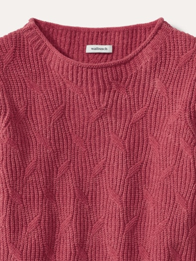Baumwoll-Samt Pullover Siena
