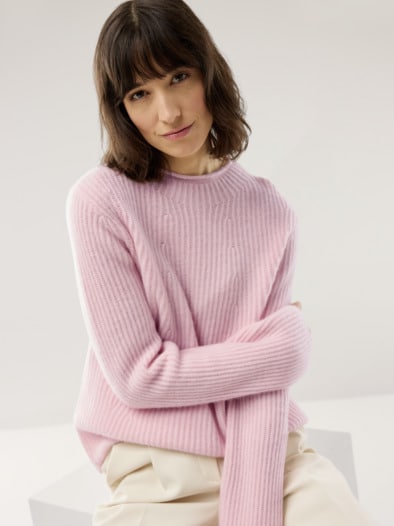 Cashmere Pullover 100 Prozent Puder