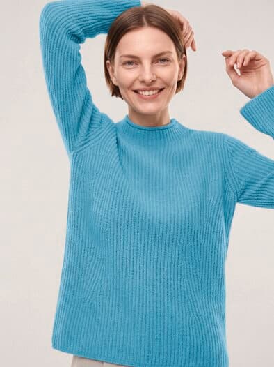 Cashmere Pullover 100 Prozent Hellpetrol