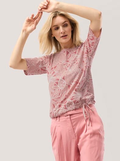 Blousonshirt Tropenwald Rosenholz