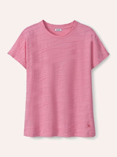 Strukturshirt Welle Nelke