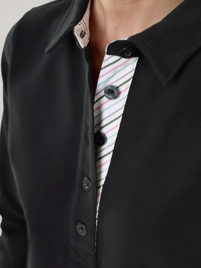Edeljersey Polo Schwarz